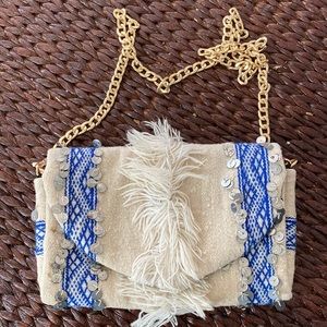 💙🤍Handmade Moroccan Crossbody Handbag